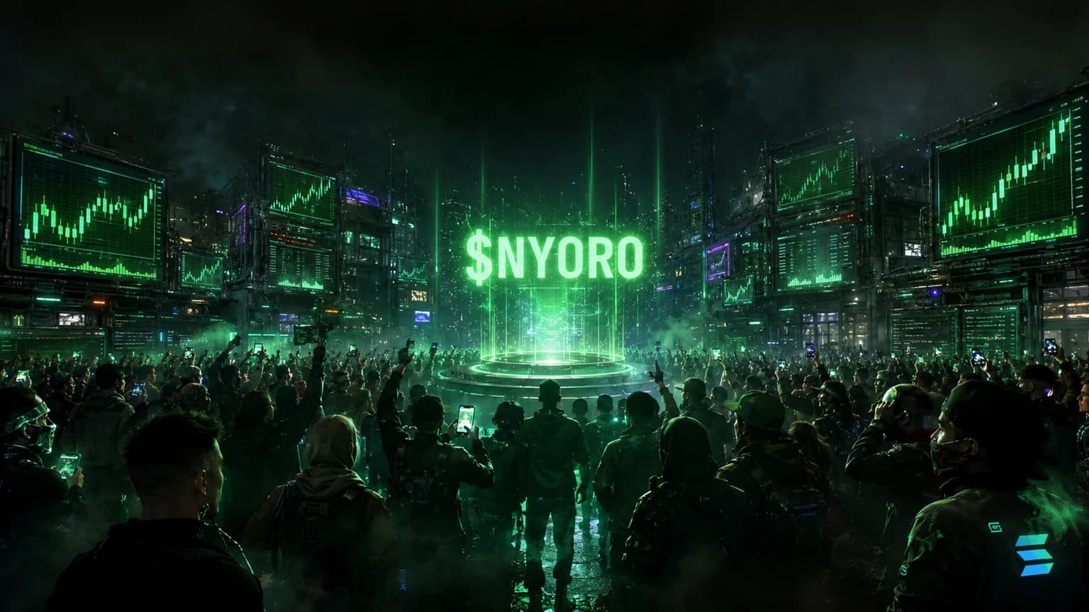 $NYORO hits MemeDesk Scout after $1.4M in SOL launch tape