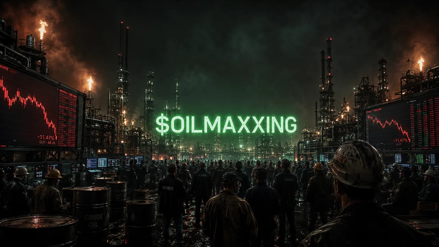 $OILMAXXING Turned Oil-War Headlines Into a Solana Trade, but the First Cooldown Was Brutal