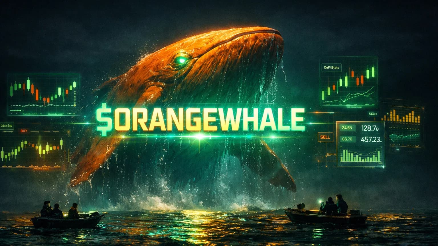 The Orange Whale Surges 4,047% in Under an Hour — Whale-Themed Token Turns Smart Money Paranoia Into a Trade