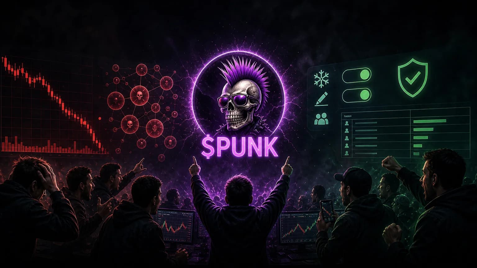 $PUNK Has a 56K-Follower Warning Post and $1.43M of Volume, but the Real Trade Is the Contradiction