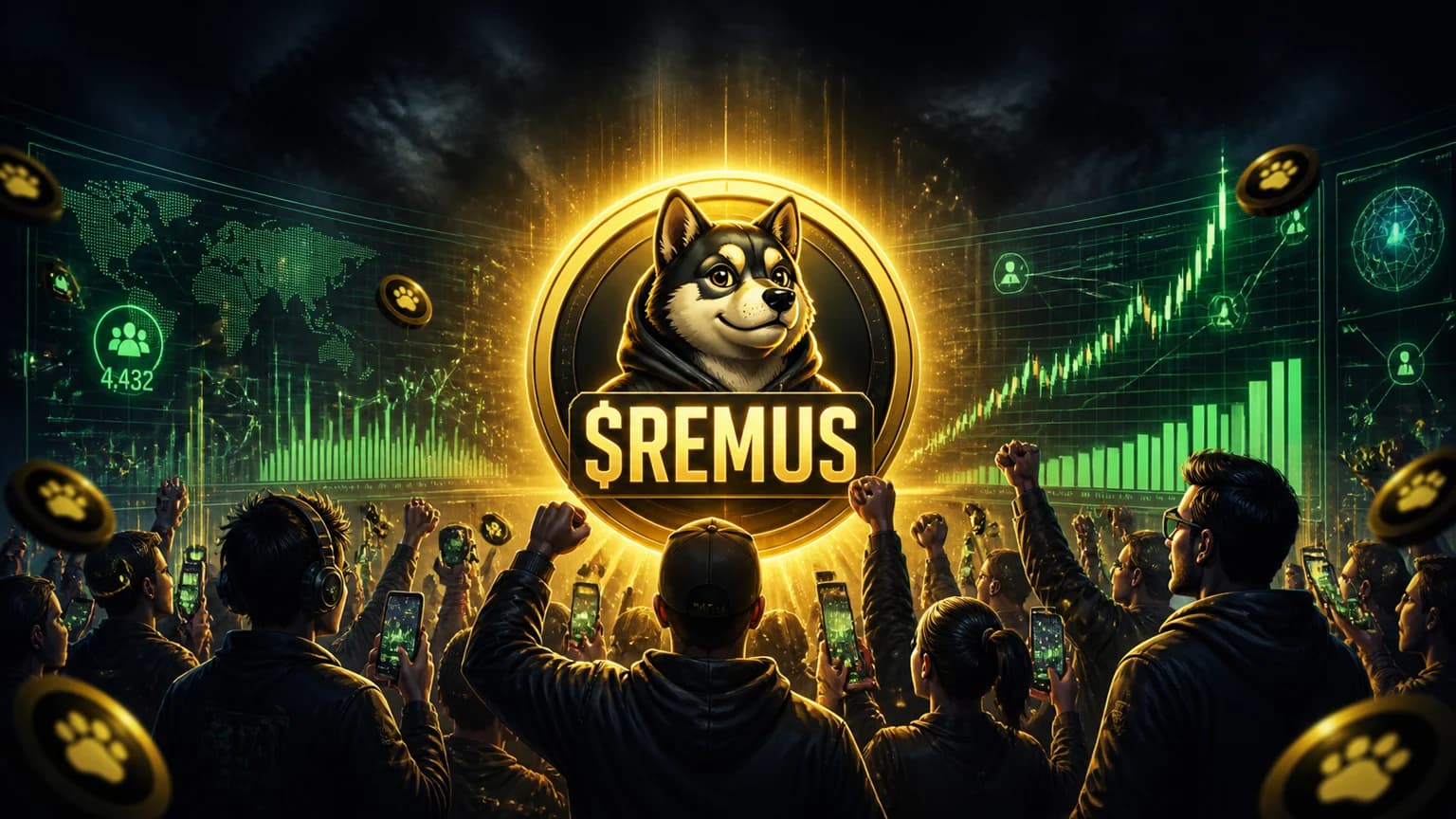 $REMUS Turns the FOMO Mascot Bit Into Real Solana Flow