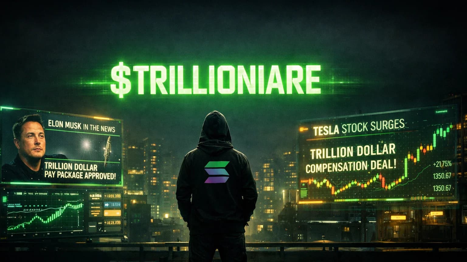 $1.4M Volume for a Misspelled Dream — $TRILLIONIARE Captures Musk's Trillionaire Fever on Solana