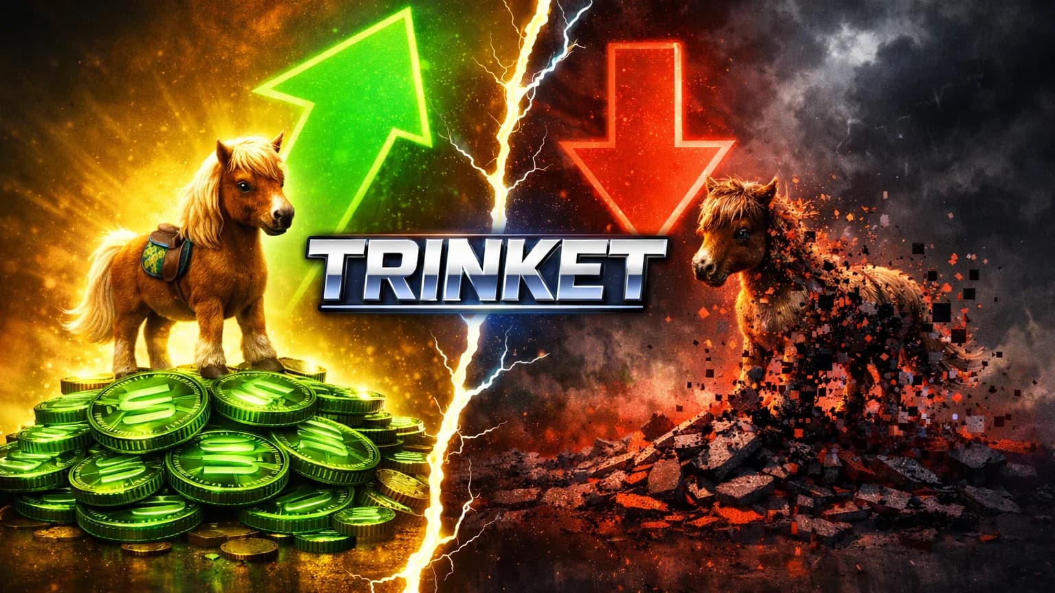 Two 'Mini Horse' Tokens. One Pumped 6,497%. The Other Crashed 88%. Welcome to Solana's Copycat Wars.