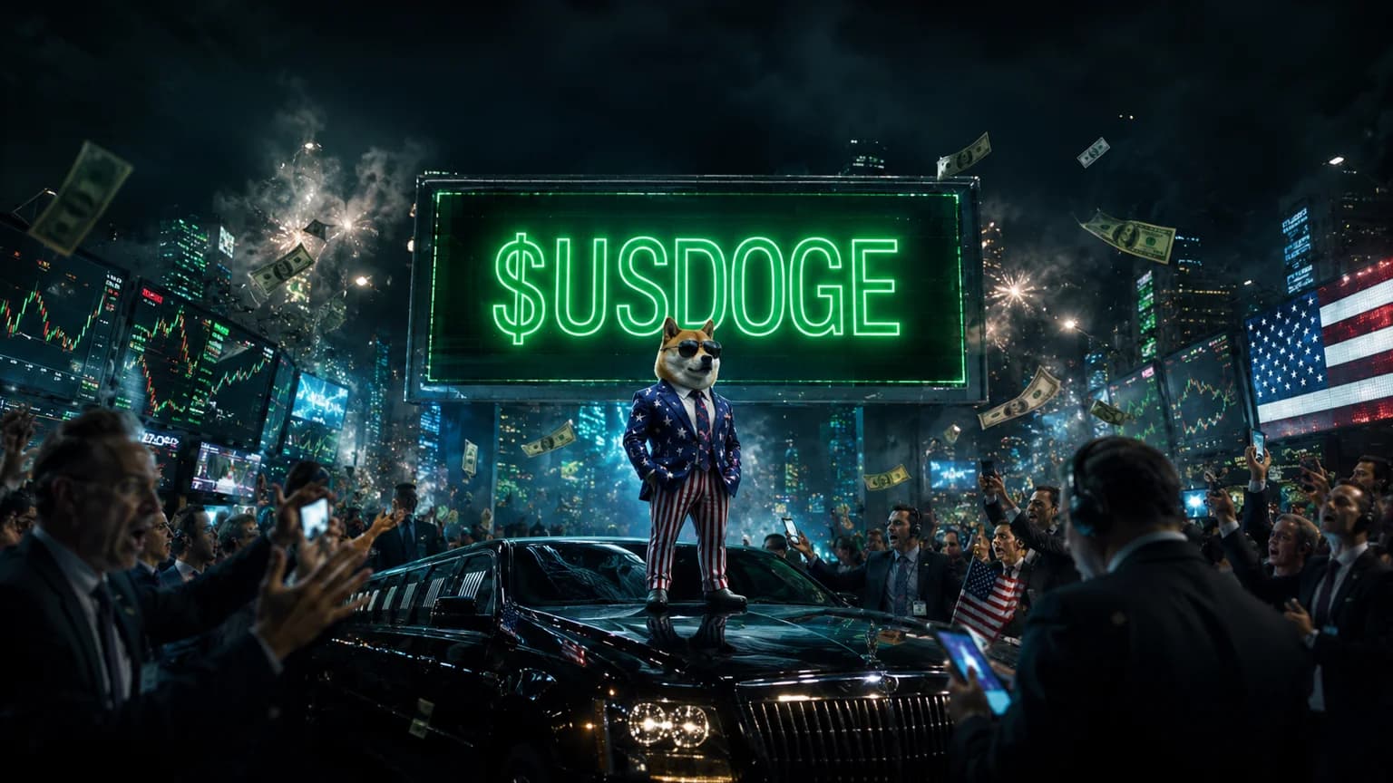 USDOGE Put $2.6M of Freedom-Dollar Chaos on Solana Launch Radar