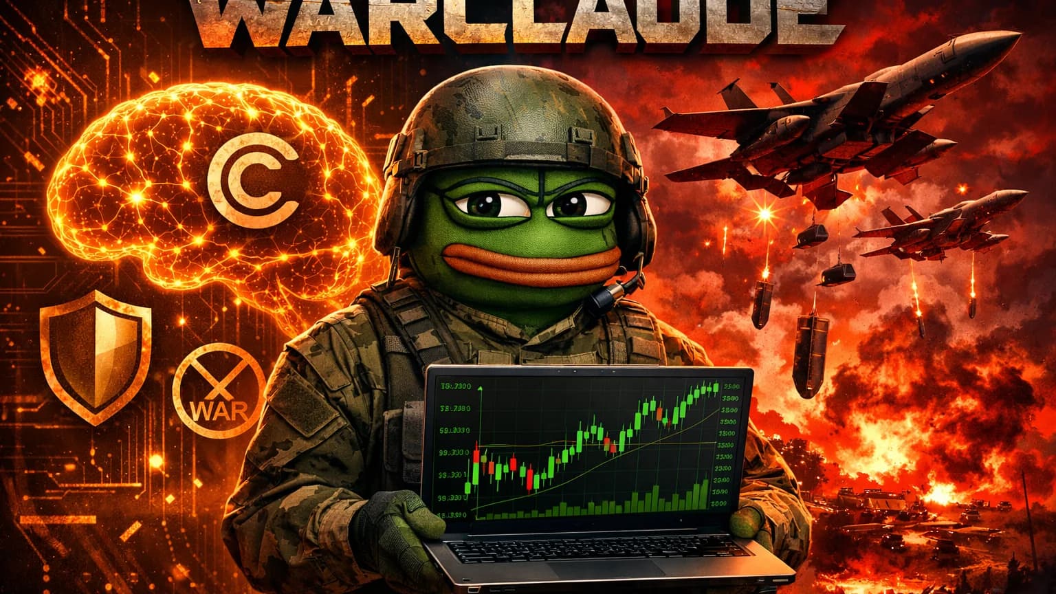 WarClaude: The Token That Fused Anthropic's AI Drama with Iran Airstrikes into a 979% Pump