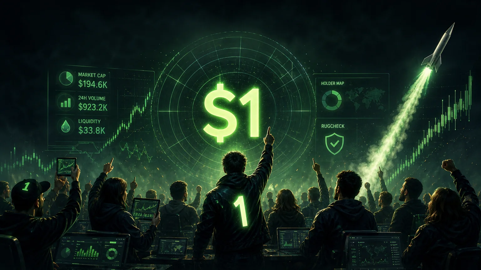 $1 Is Trading a Cashtag Collision Story, and the Solana Board Still Has Enough Depth to Matter