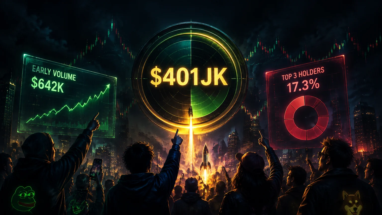 $401JK Turns Retirement Wordplay Into A Solana Volume Sprint