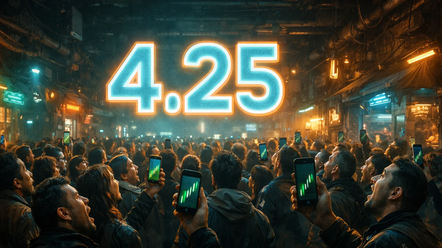 A Token Called '4.25 We Bullish' Just Did $2.2M in Volume and Pumped 4,729% — Nobody Can Explain Why