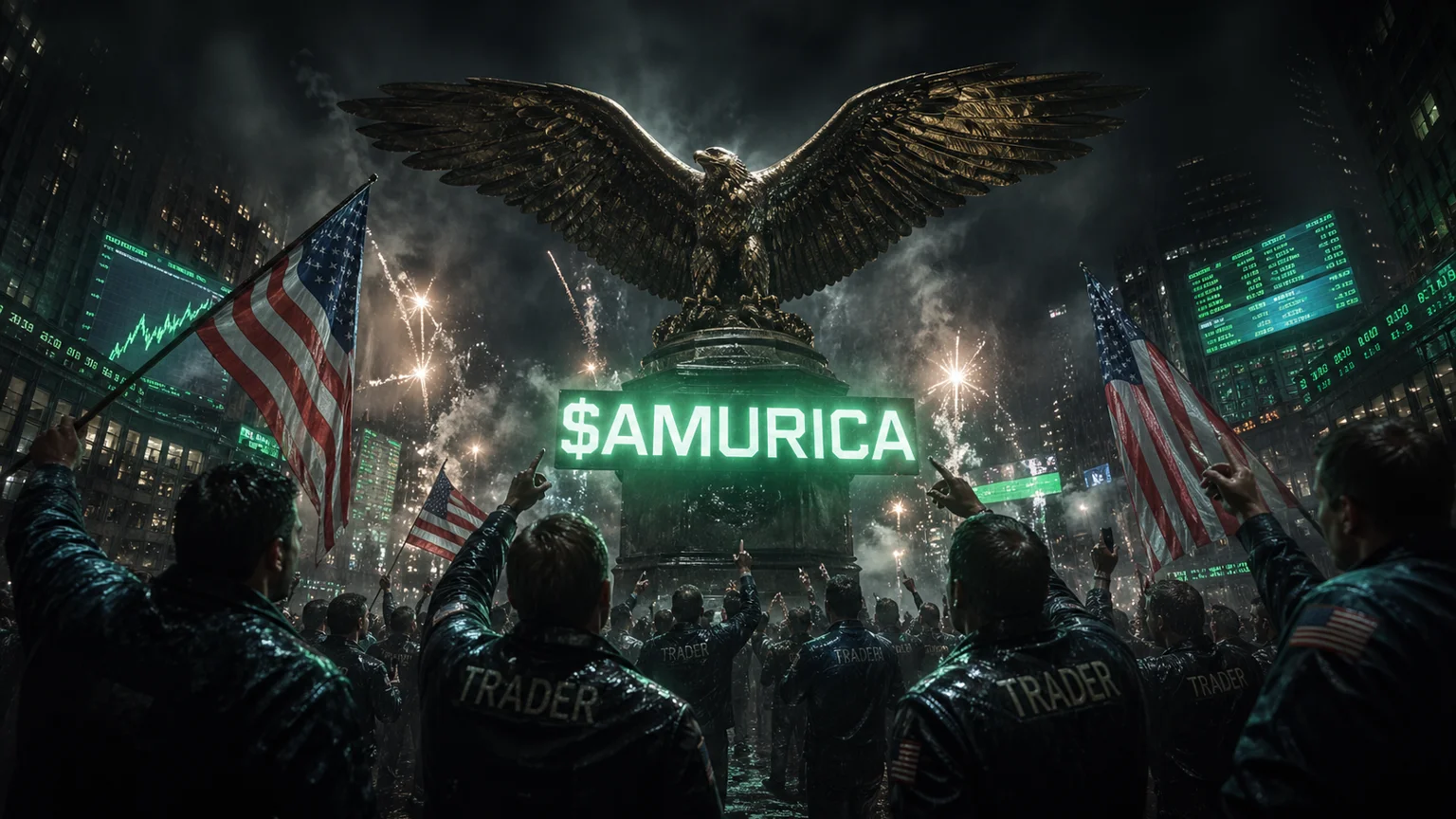 AMURICA Just Did $538K in Volume on a $90K Market Cap, and Solana's Patriotic Meme Trade Is Already Running Hot