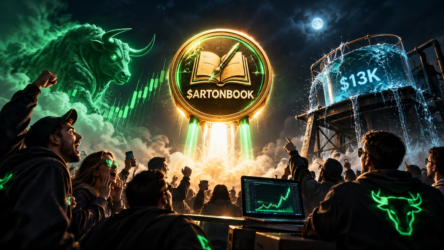 $ARTONBOOK Rips 252% as the Art-Book Meme Hits a Thin Solana Pool