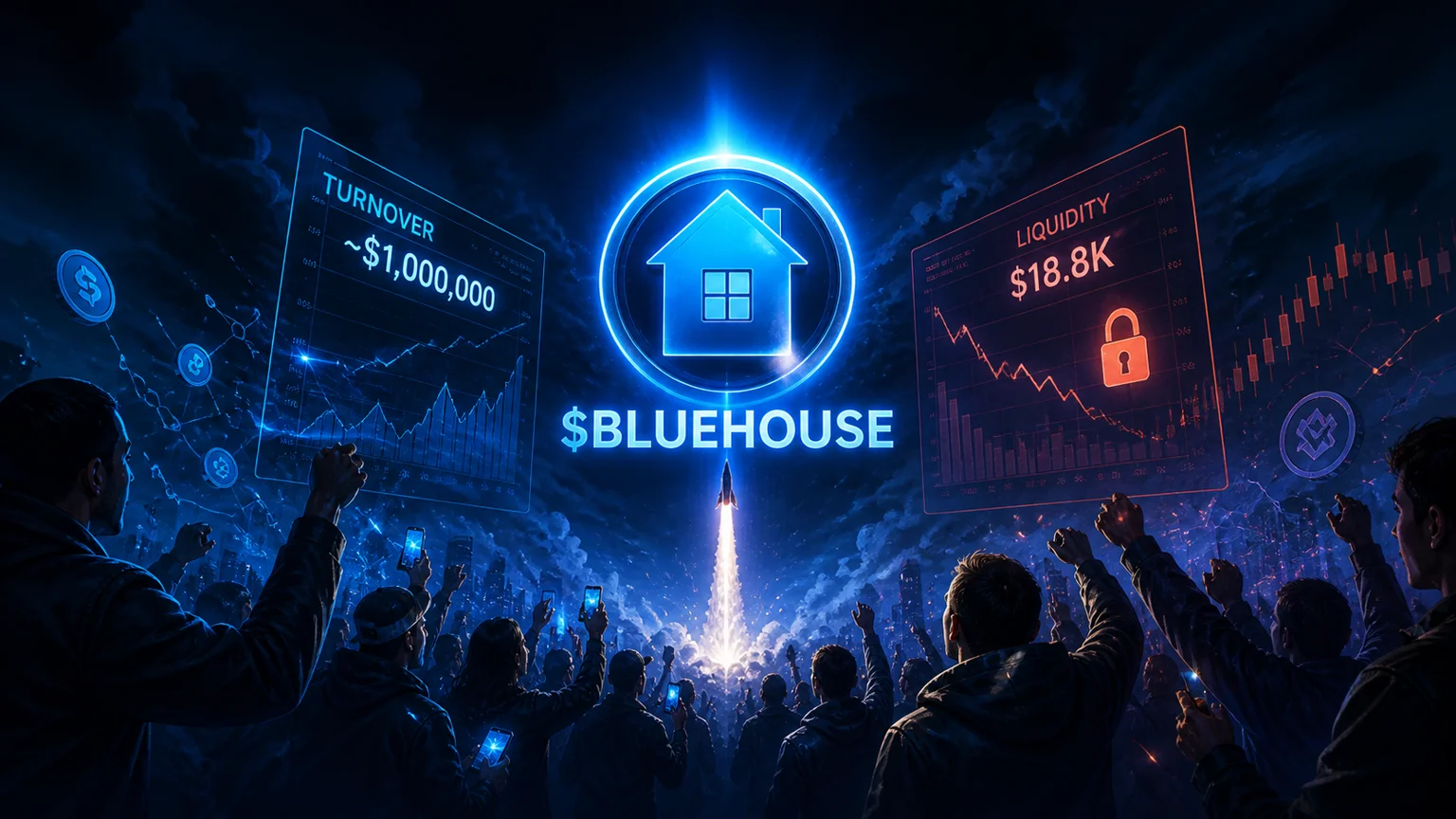 $BLUEHOUSE Turns a White House Meme Into a $983K Solana Volume Burst
