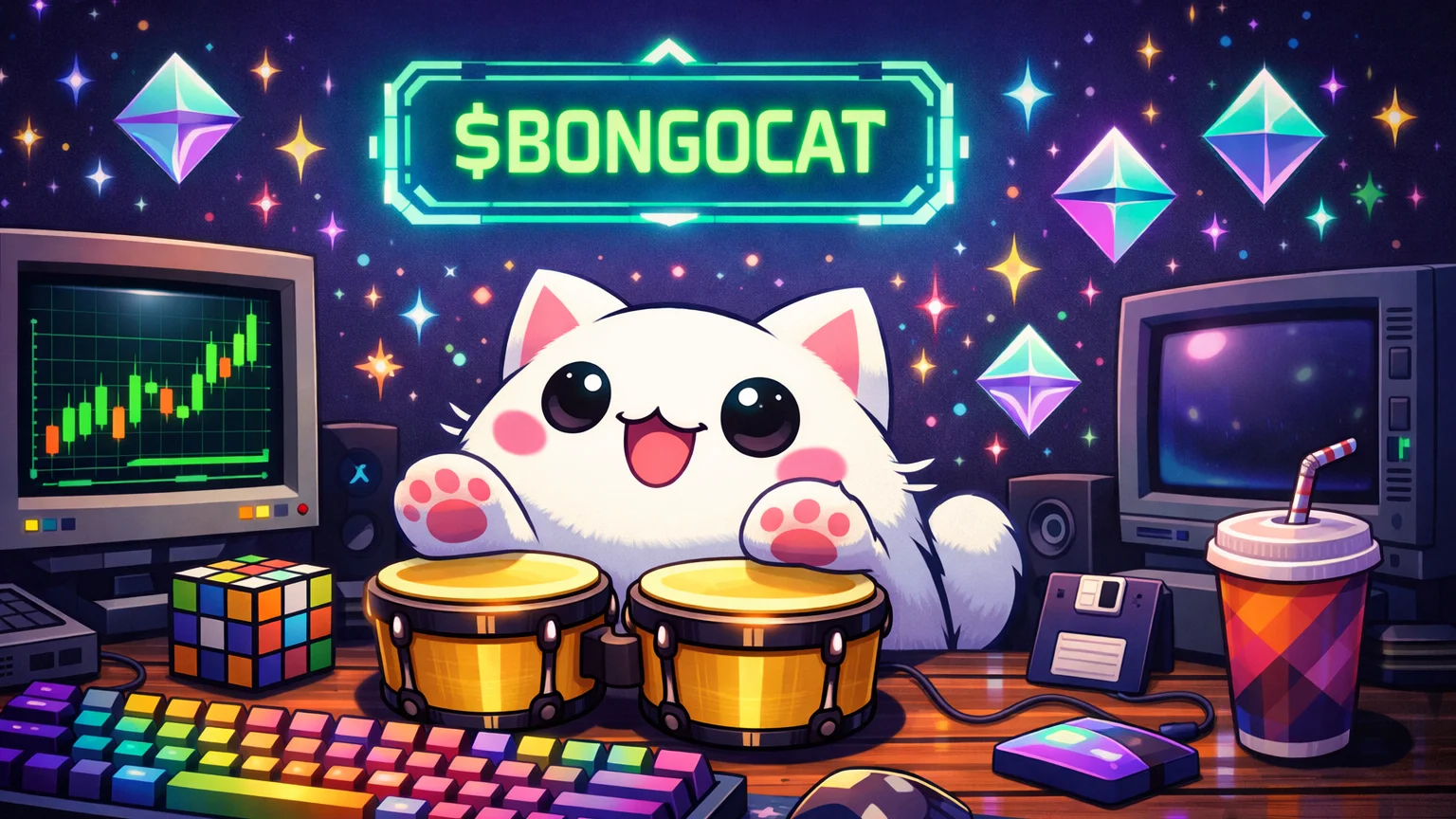 BongoCat Is Back: How a 2018 Internet Classic Became Solana's 32,269% Nostalgia Trade