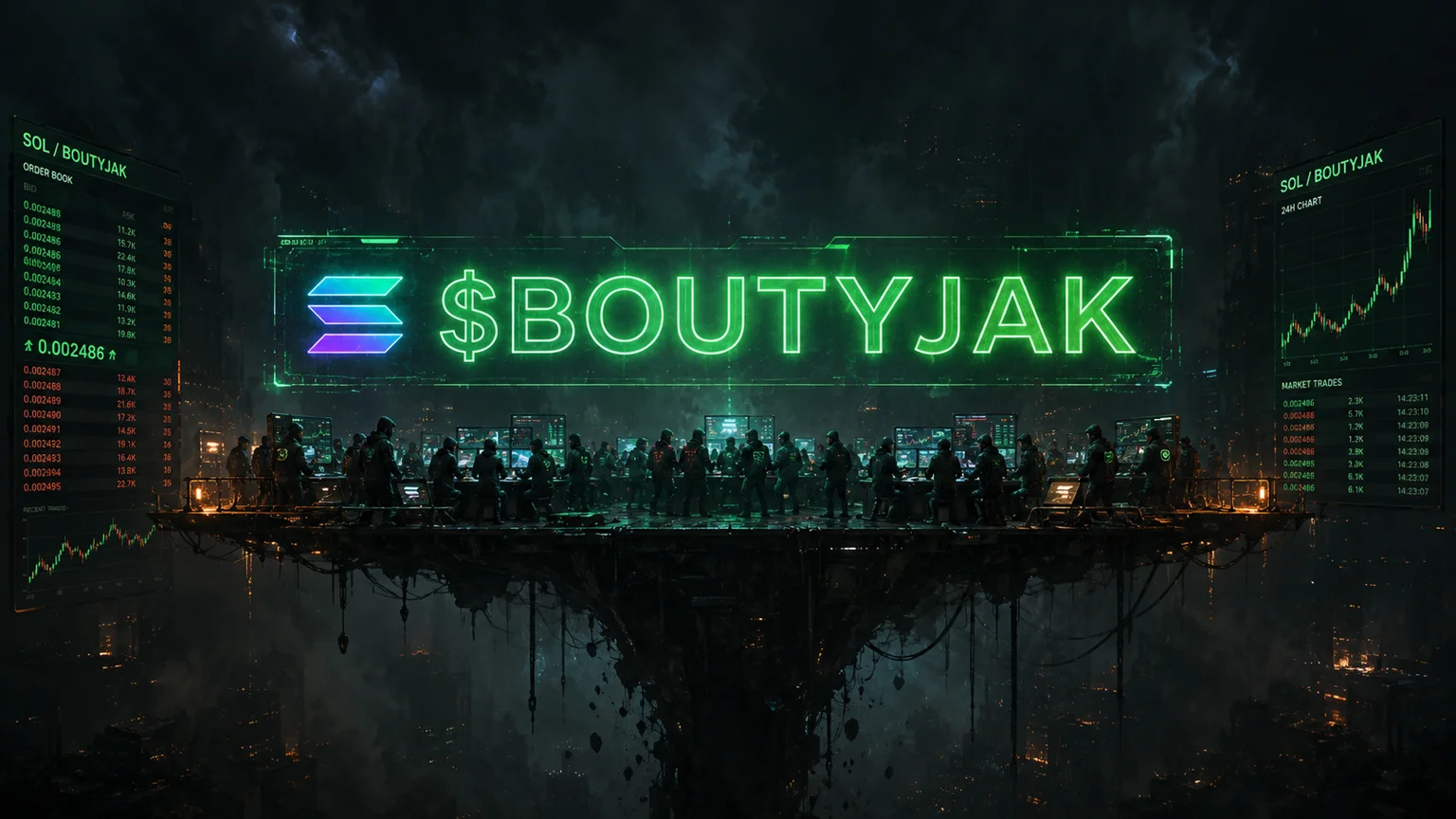 $BOUTYJAK Just Printed a $274K Solana Breakout, but the Board Is Still Thin Enough to Punish Anyone Who Treats the First Green Candle Like Proof