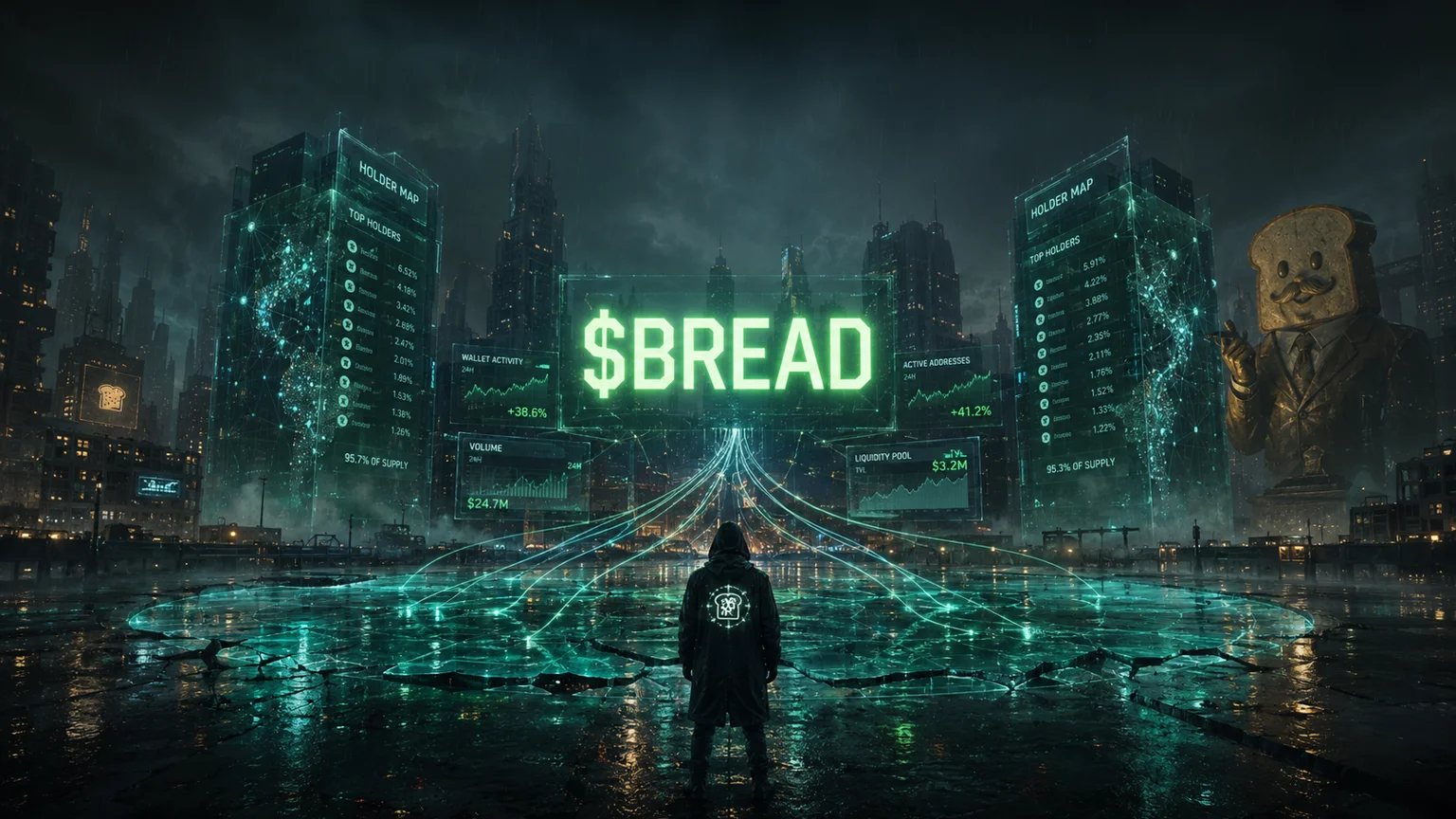 $BREAD Drew a Watched Wallet Before the Crowd Arrived, but the Holder Map Still Deserves Respect