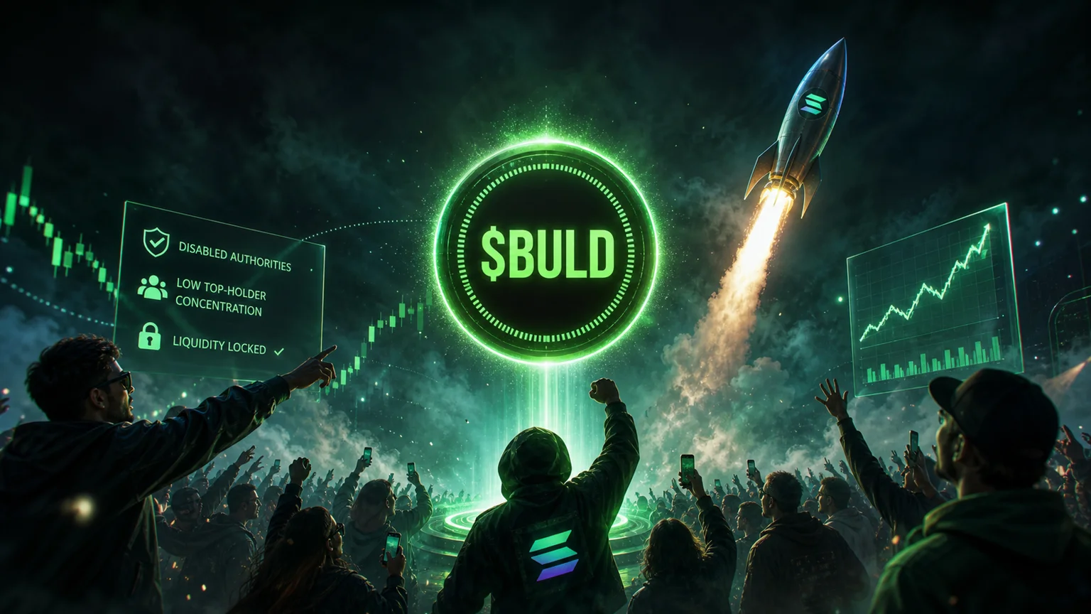 $BULD Rips Past $2.9M Volume With a Cleaner-Than-Usual Solana Launch Profile