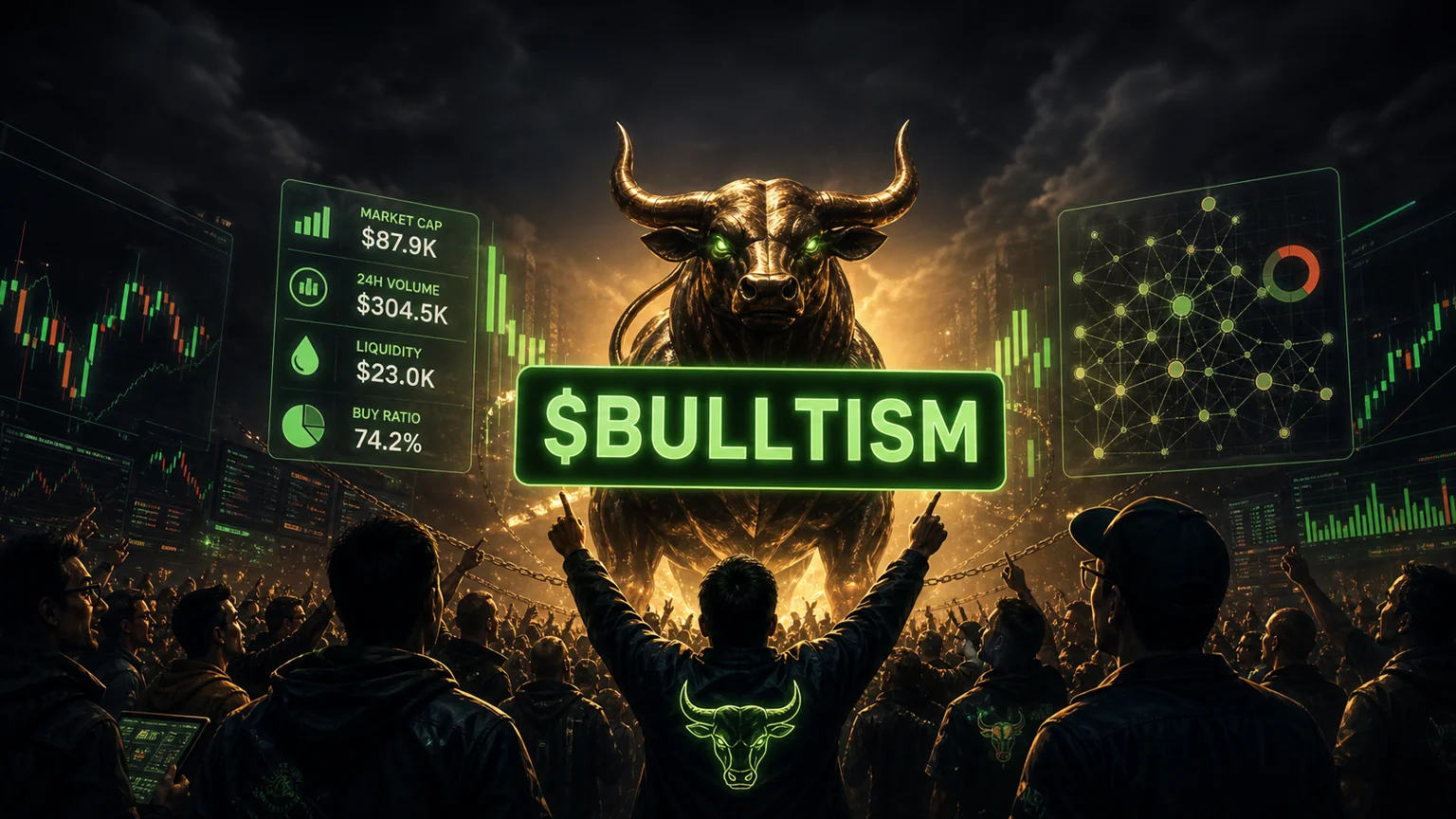 $BULLTISM Is Printing the Kind of Solana Buy Pressure Degens Chase, but One Wallet Still Owns Too Much of the Story