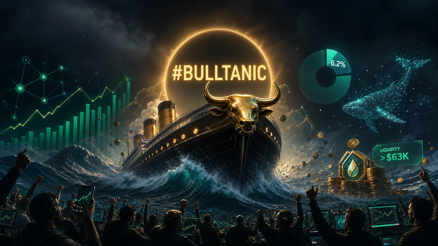 $BULLTANIC Is Trading Like a Real Solana Runner, and the Holder Map Is Cleaner Than Most First-Day Boards