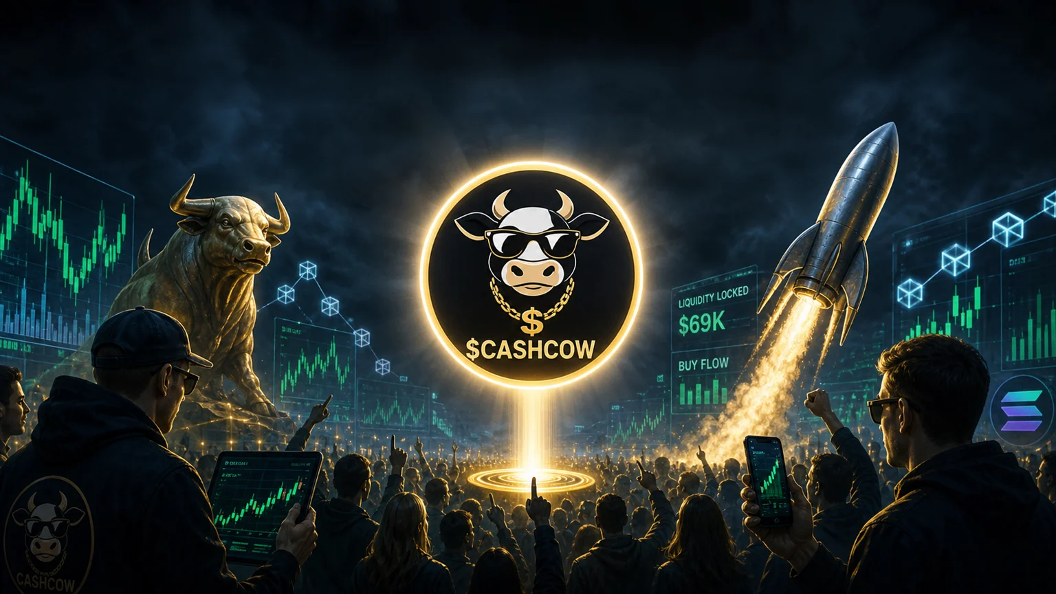$CASHCOW Turns a Smart Alert Into a $630K Volume Test