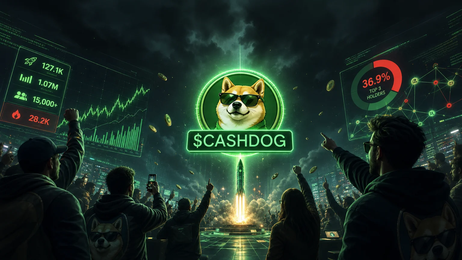 $CASHDOG Found Its Crowd Fast, but the Holder Map Still Looks Like a Thin Exit Test