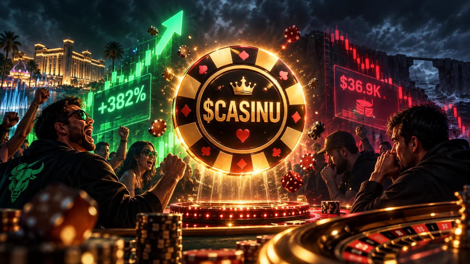 $CASINU Pulls a Seven-Figure Casino-Meme Bid, But the Exit Door Is Thin