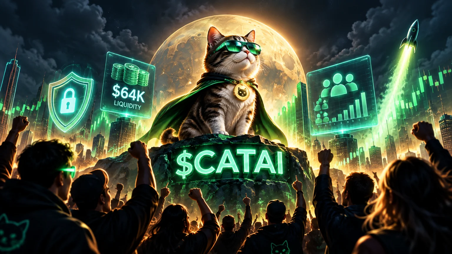 $CATAI Turns the AI Cat Joke Into a $2.3M Solana Volume Test