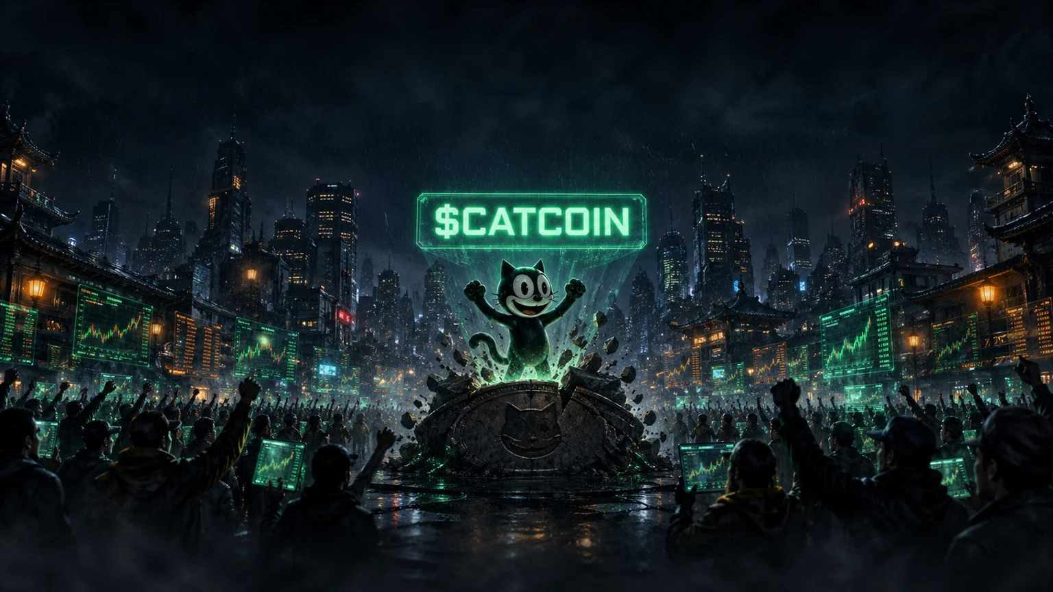 CATCOIN Just Did $2.8M in Volume, and Solana Is Rebooting One of Crypto's Oldest Meme Brands