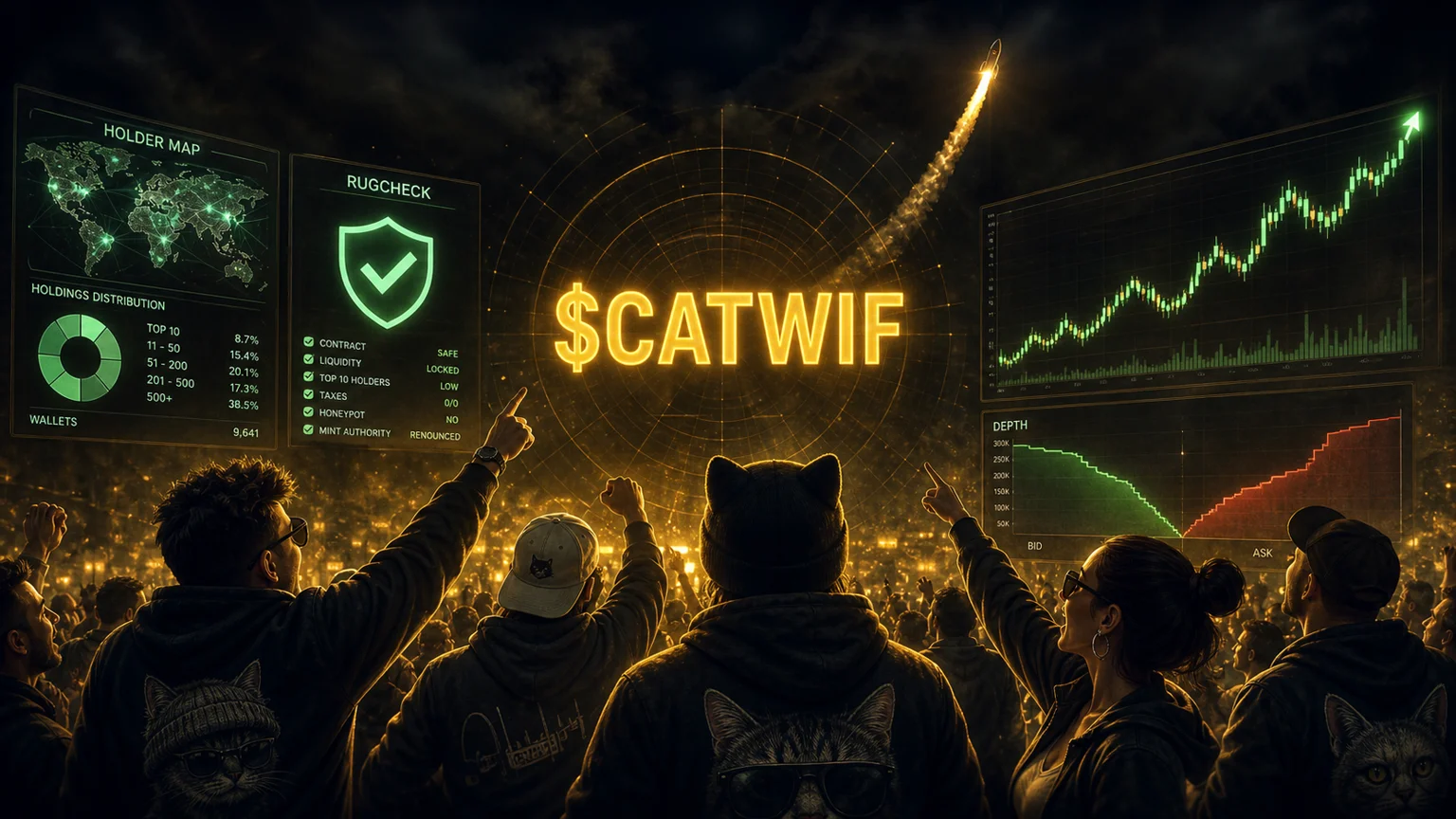 $CATWIF Is Getting a Real Second-Day Handoff, and That Makes This Solana Cat Board Harder to Dismiss
