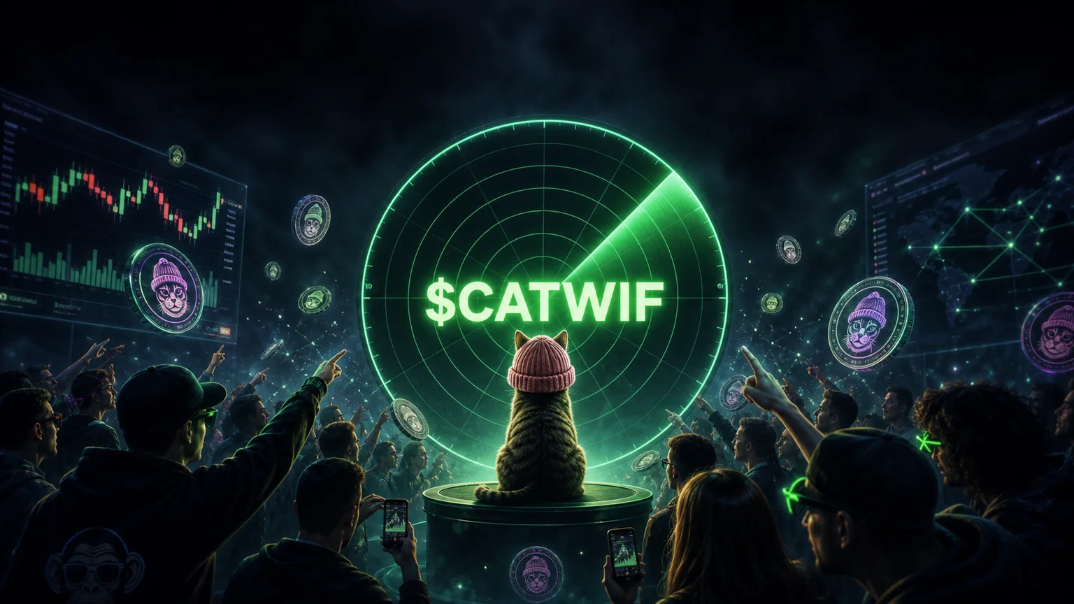 $CATWIF Caught the Deg Ape Echo, and Now the Solana Cat Board Has to Prove It Is More Than a Cute Rerun
