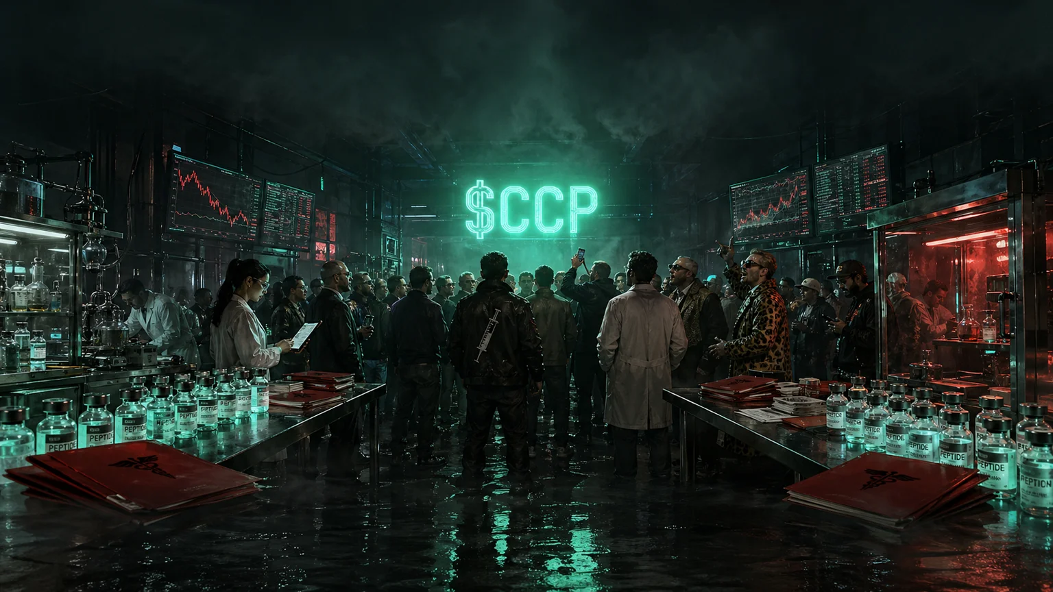 Chinese Communist Peptides Turned Pseudo-Lab Satire Into an $895K Solana Volume Sprint in 78 Minutes
