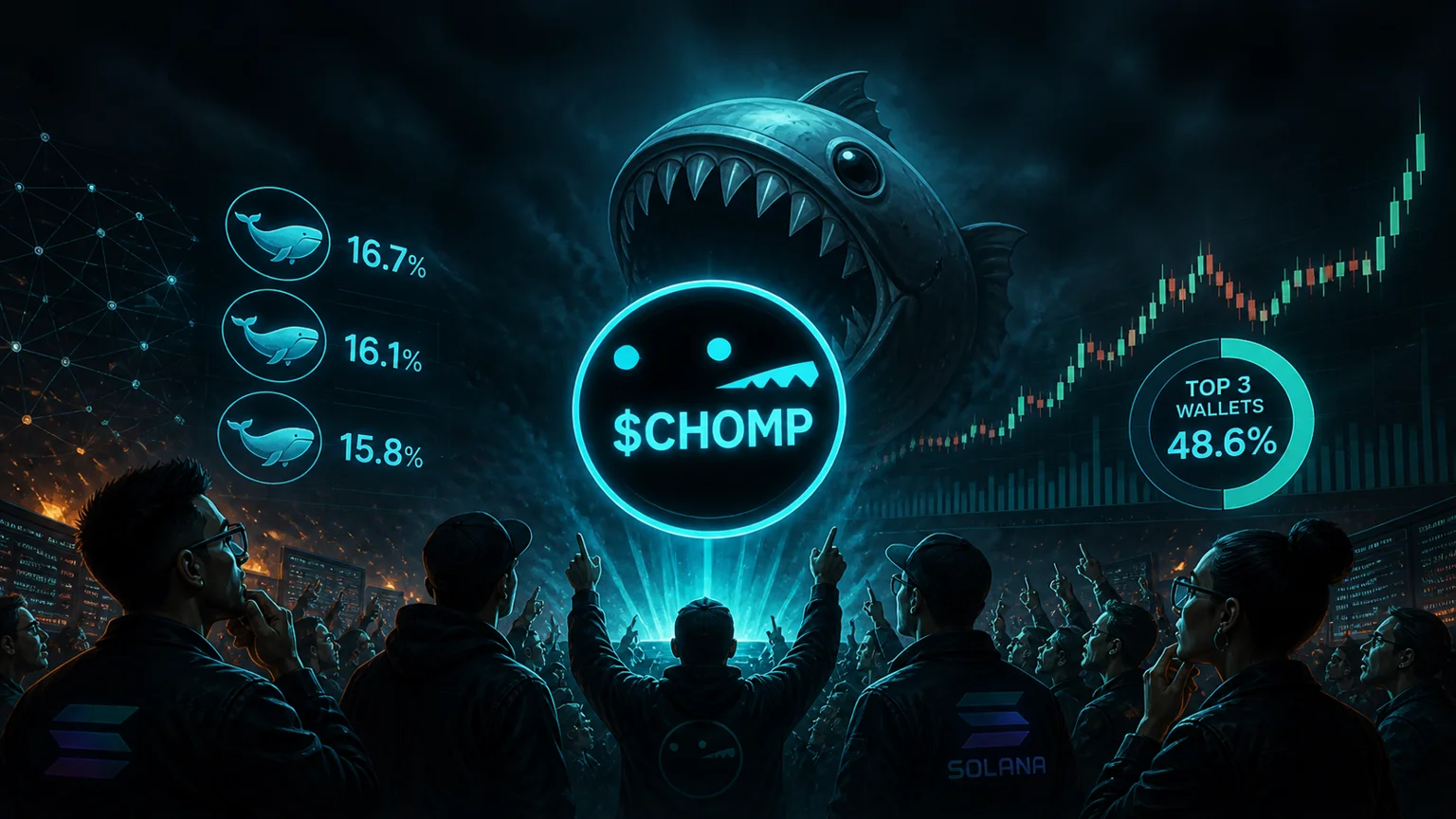 $CHOMP Keeps Trading, But Its Holder Map Is the Whole Story