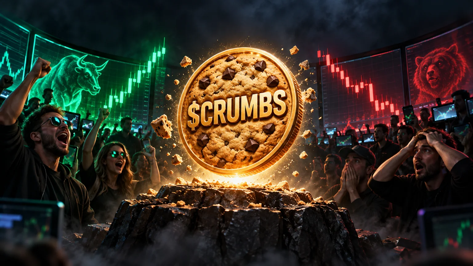 $CRUMBS Brings Robinhood-Chain Meme Volume Into The Arena With $17.7M Traded