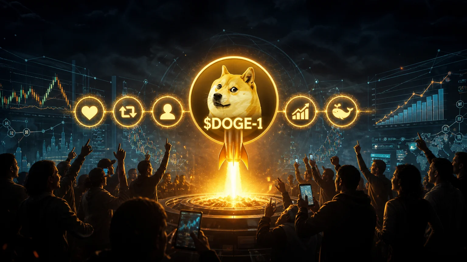 $DOGE-1 Graduated With CT Heat, But the Real Tell Is the Holder Map