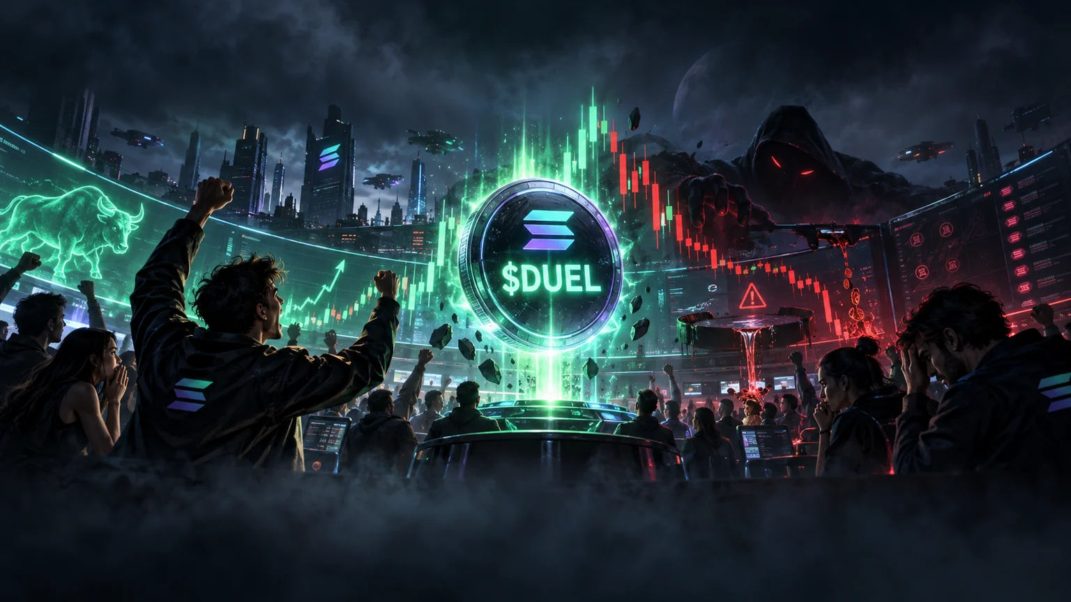 $DUEL Ripped 7,738% in a Day. The Arena Now Has a $33K Exit Problem