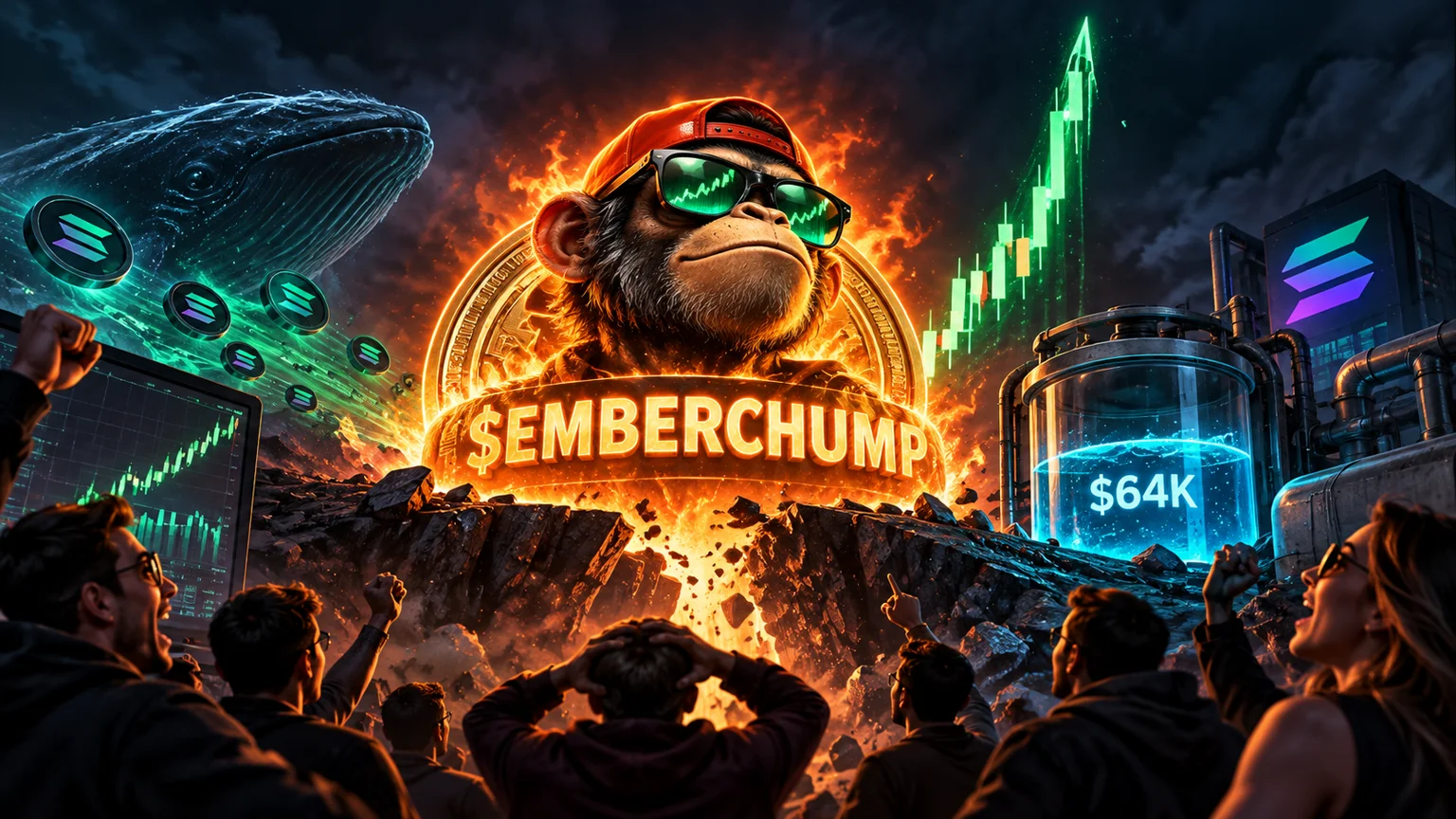 $EMBERCHUMP Rips Past $1M Volume, Then Runs Into the Liquidity Trap Test