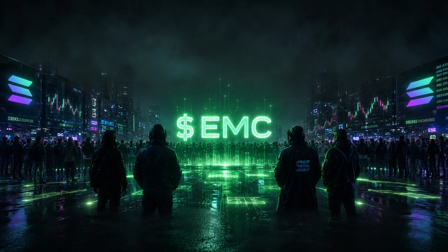 EMC Printed $2.7M in Solana Volume After Four Watched Wallets Hit Early — Now the Real Test Is Whether the Crowd Can Hold the Tape Together
