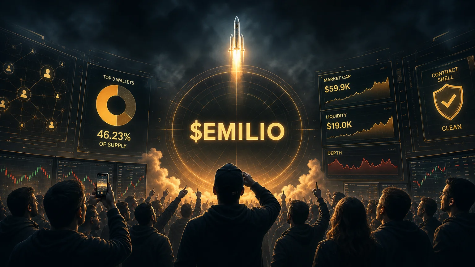$EMILIO on Solana Lost the Easy Pump, but the Clean Contract Keeps It on Watch