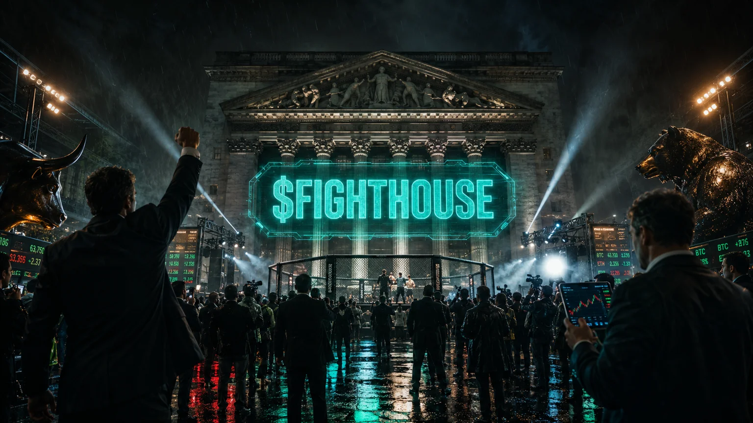 $FIGHTHOUSE Is Riding the White House UFC Headline, but the Real Test Starts After the First 548% Burst
