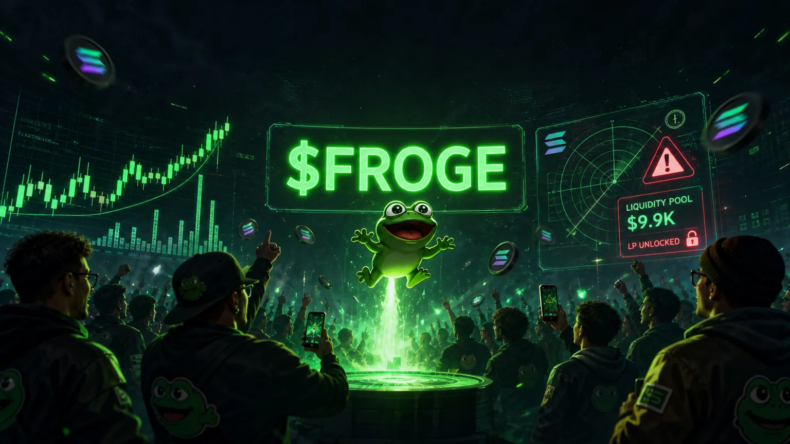 $FROGE Just Ripped 14,531% in Five Hours, but the Frog Bid Is Already Testing a Thin Exit Door