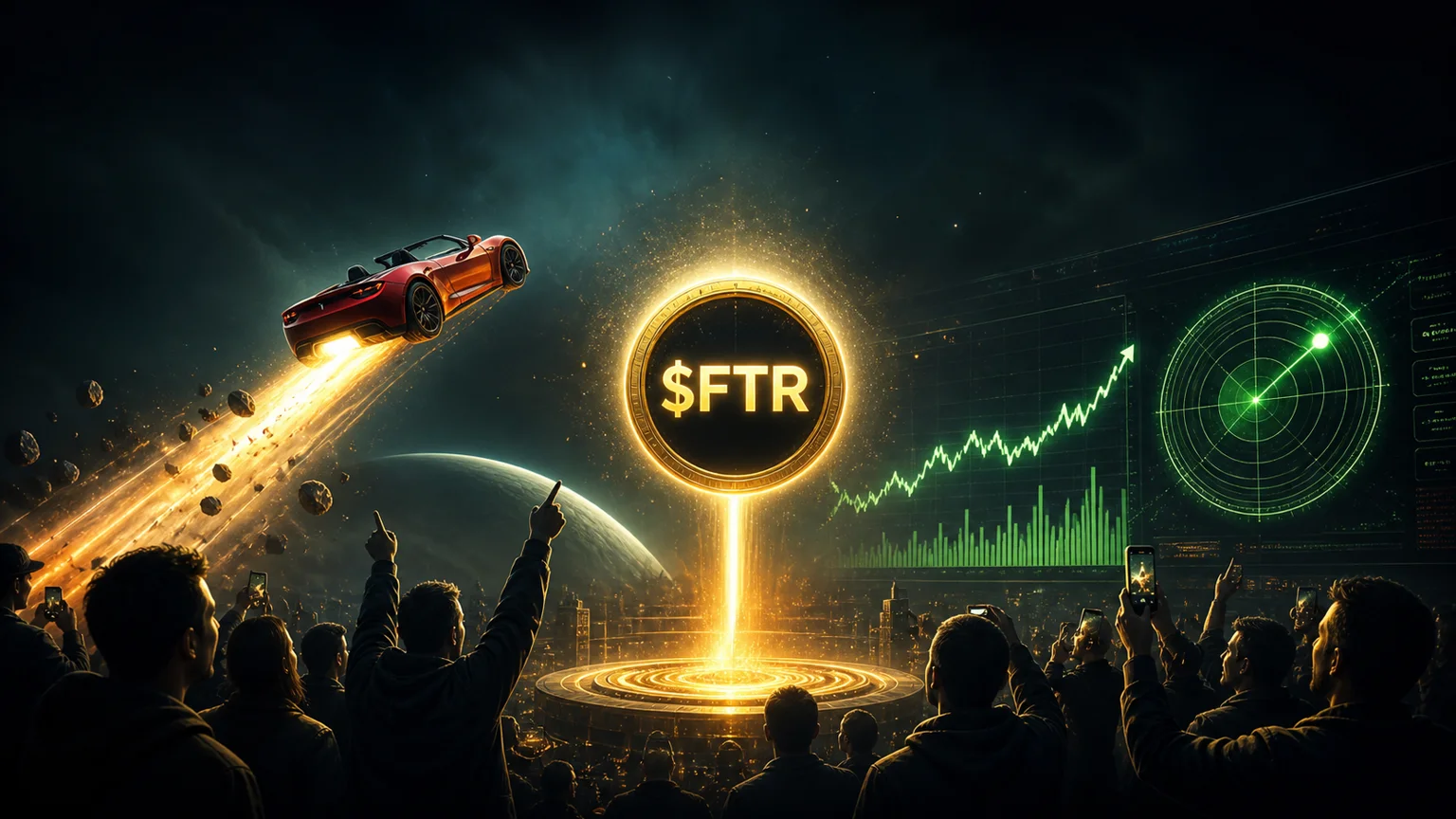 $FTR Turns the Flying Tesla Roadster Joke Into a $5.8M Volume Stress Test