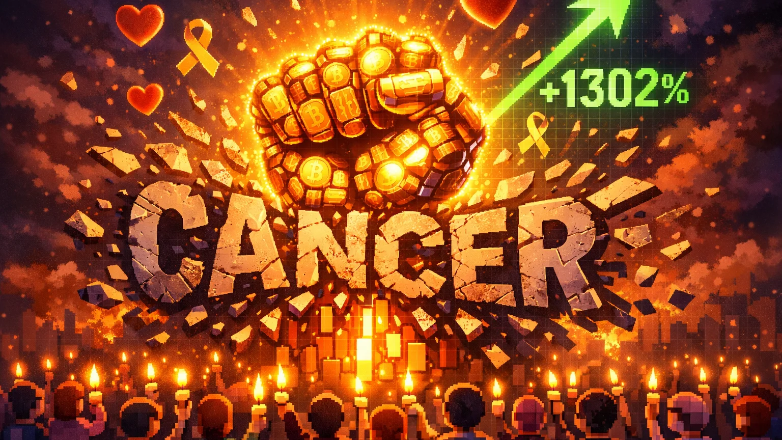 $FUCKCANCER Surges 1,302% on Solana — When Meme Coins Try to Do Actual Good