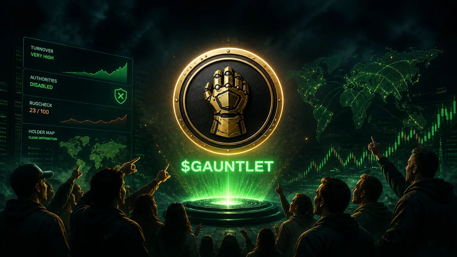 $GAUNTLET Turns a Two-Hour Pump.fun Launch Into a $760K Volume Test