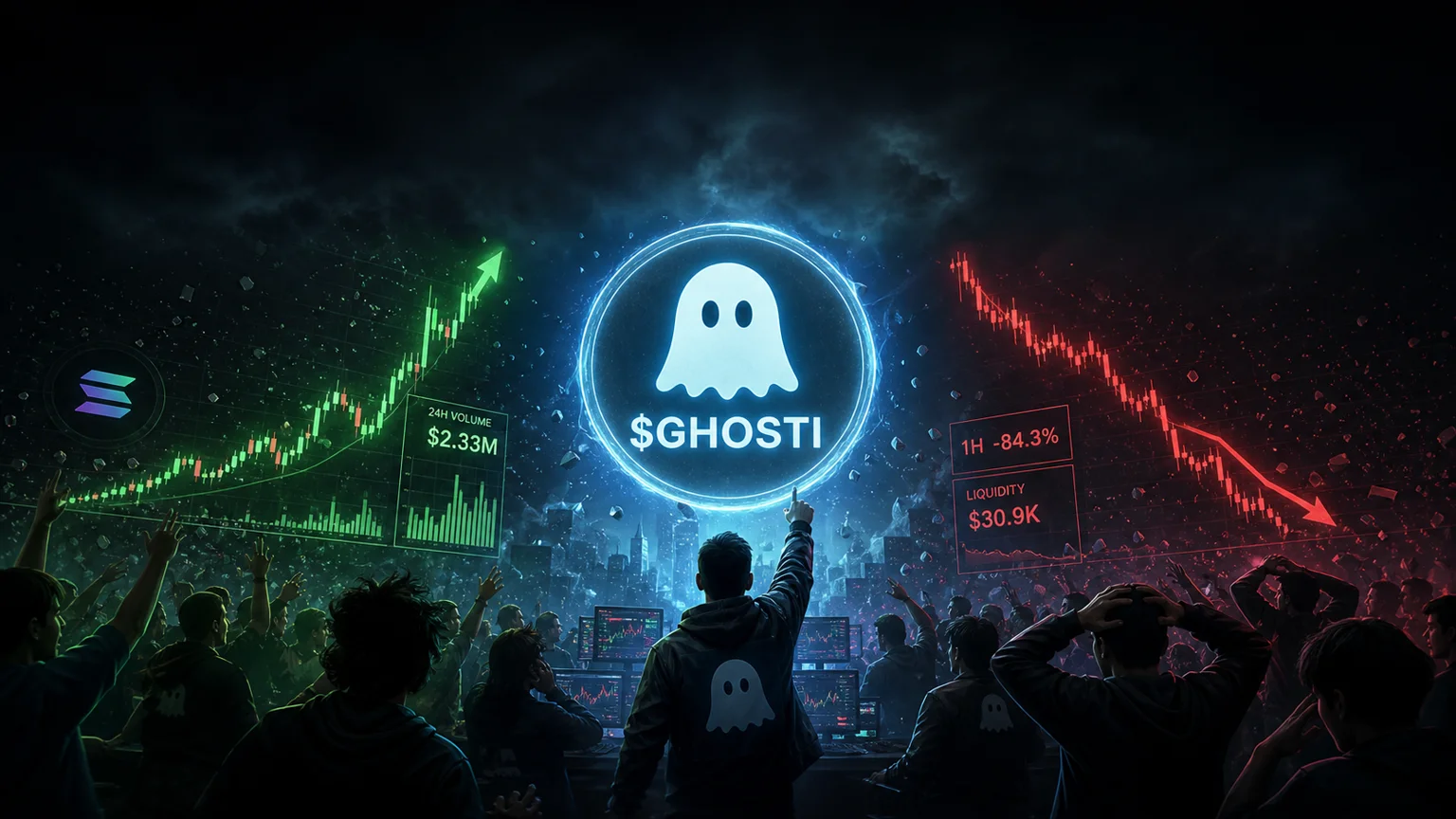 $GHOSTI Exploded Out of the Gate on Solana, but the First Real Trade Is Now a Post-Pump Survival Test