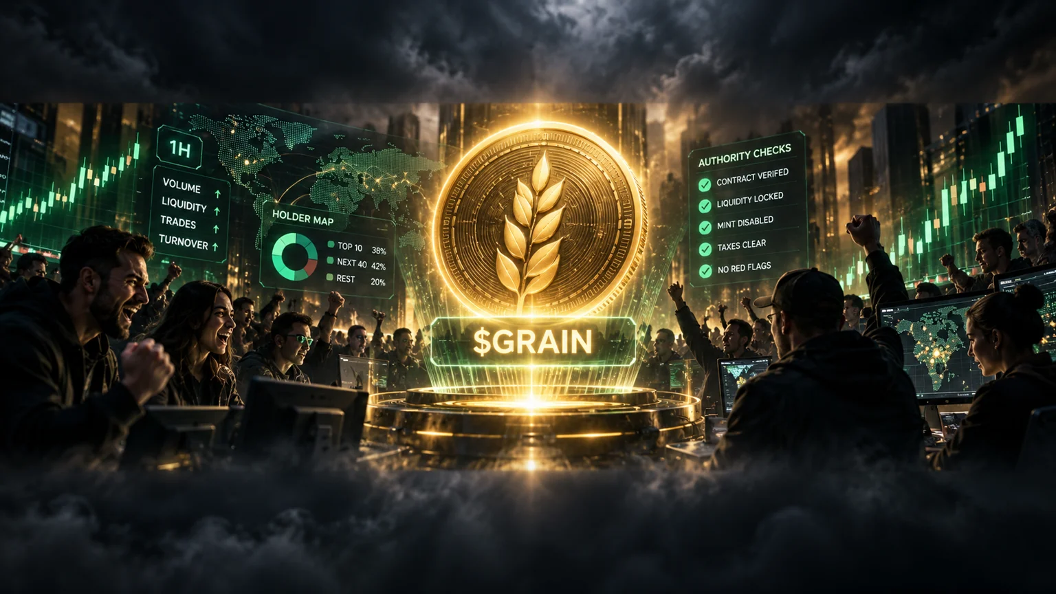 $GRAIN Turns a Raydium LaunchLab Debut Into an Organic Volume Anomaly