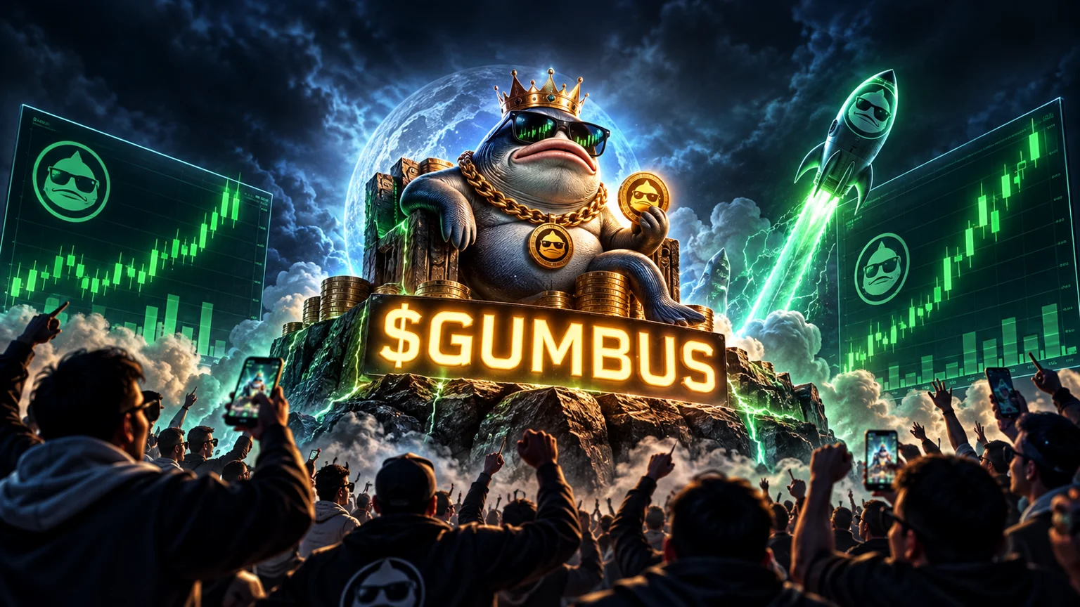 $GUMBUS Is The Tiny-Cap Cat Printing Absurd Solana Volume