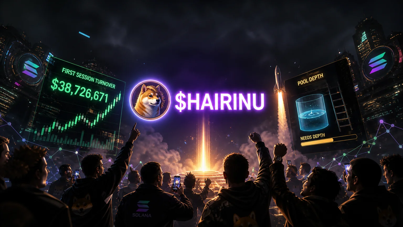 $HAIRINU Rips Through $3.2M Volume While Liquidity Stays Thin