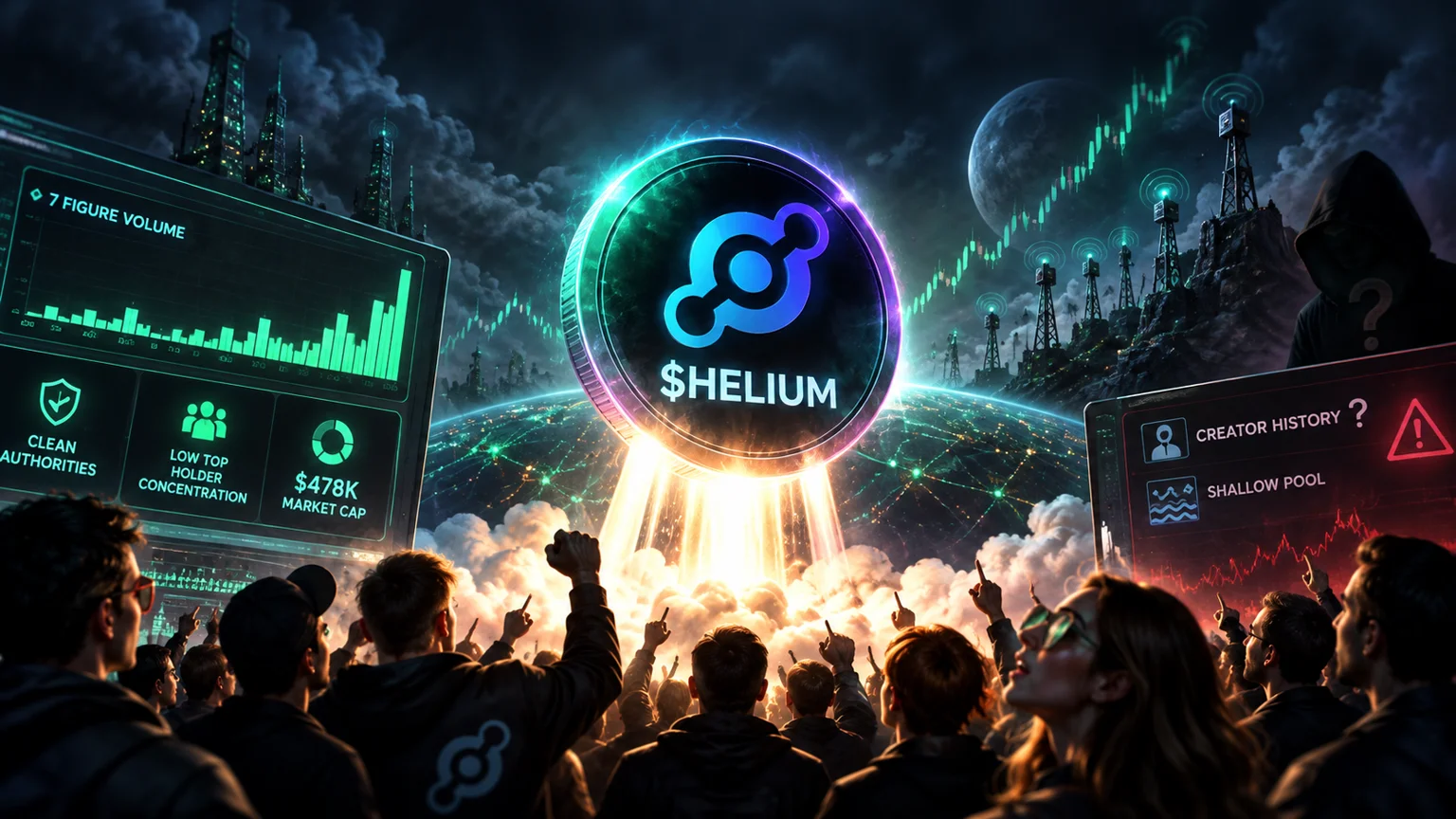 $HELIUM Turns the Only-Up Meme Into a Fast Solana Reprice, but Liquidity Still Has to Catch Up