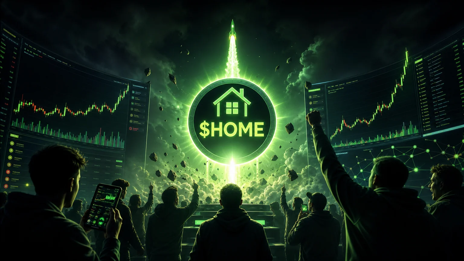 $HOME Turns Watched Wallets Into a Violent Solana Volume Anomaly
