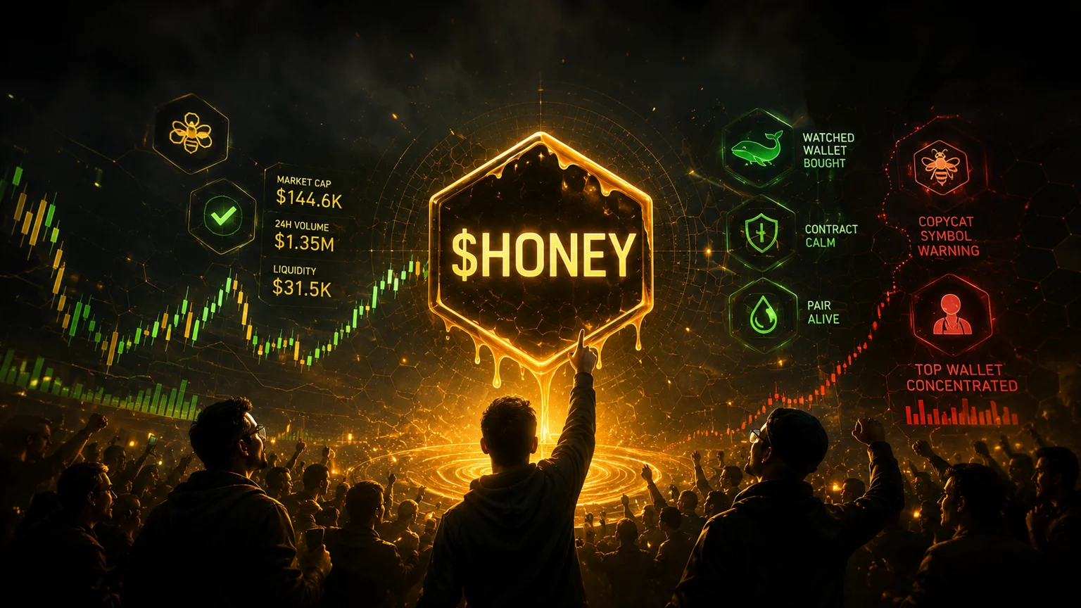 $HONEY Caught a Watched-Wallet Bid, but the Copycat Risk Means the Next Buyers Matter More Than the First One