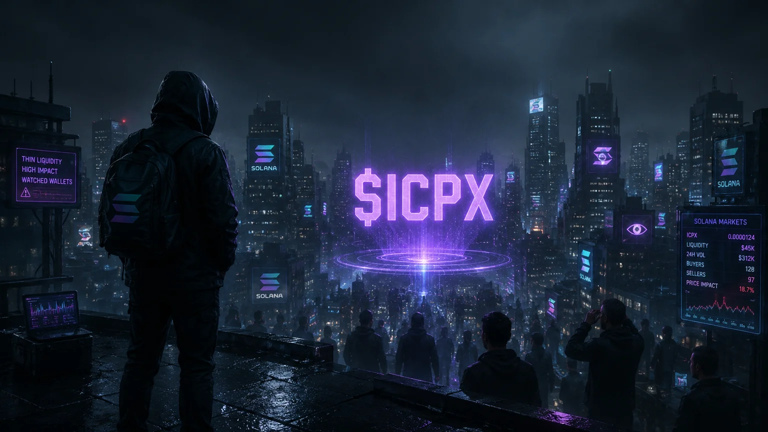 A Watched Wallet Touched $ICPX Before CT Noticed — Solana Microcap Pushes $768K Volume in 96 Minutes