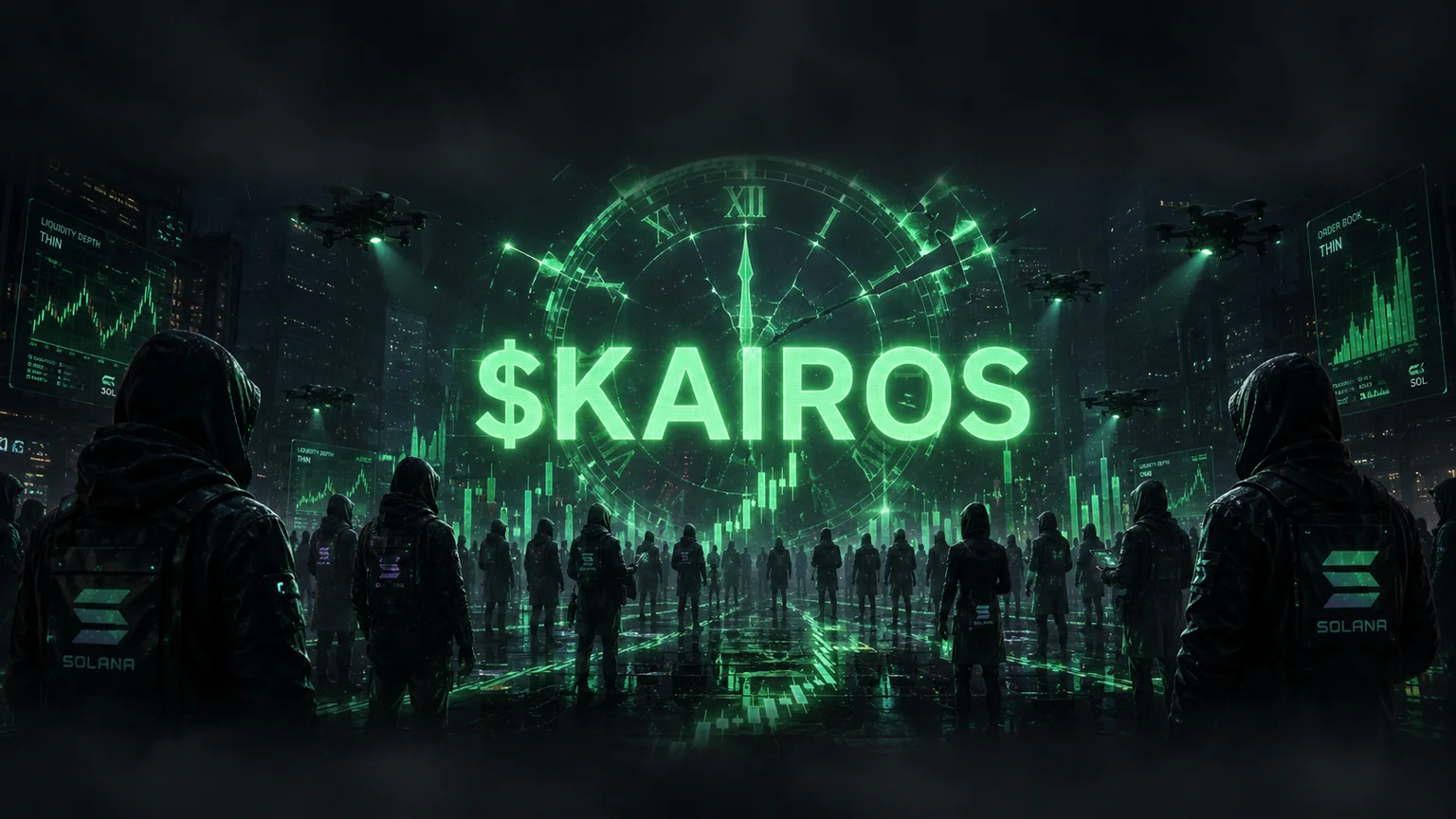 $KAIROS Is Acting Like a Three-Day Solana Board That Refuses to Fade, and That Makes the Next Move Matter More